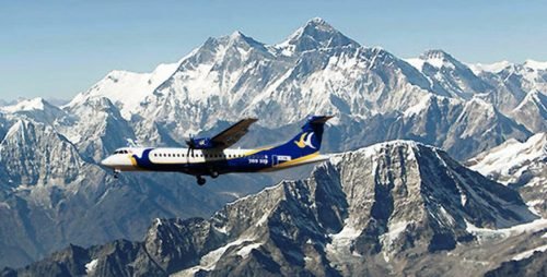 everest mountain flight is 1 hr flight to Mount Everest