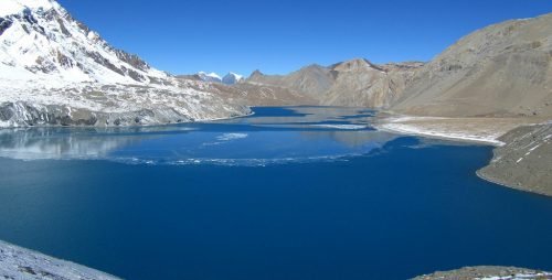 tilicho lake trek the word's highest altitude lake trekking