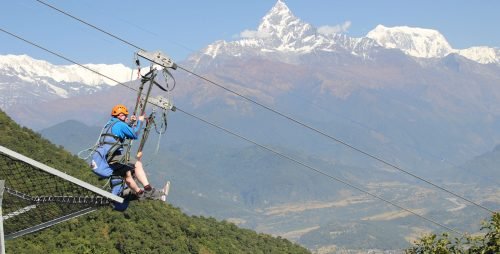 zip flyer pokhara is an adventure activity in nepal