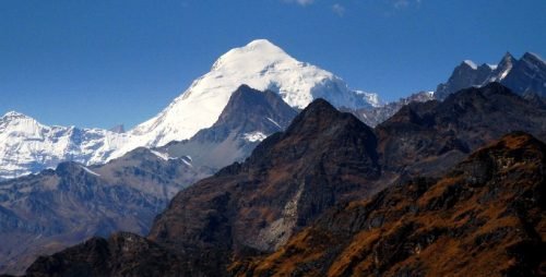 View of Mt. Jomolhari from Druk Path Trek