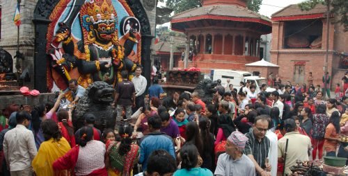 Kal Bhairab Temple in Hindu Pilgrimage Tour Nepal
