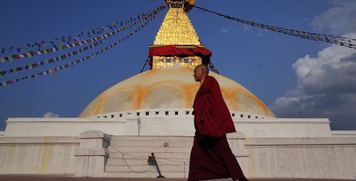 Boudhanath Temple in Heritage Tour of Nepal