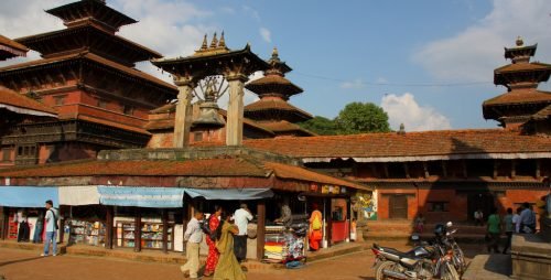 Visit of Patan Durbar Square in Nepal Family Tour
