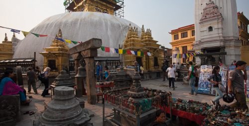 Walk around Monkey Temple in Kathmandu