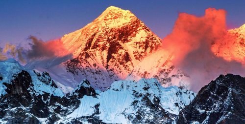 Everest the tallest mountain in the world
