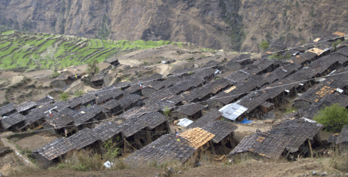 Gatlang Village in Tamang Heritage Trek