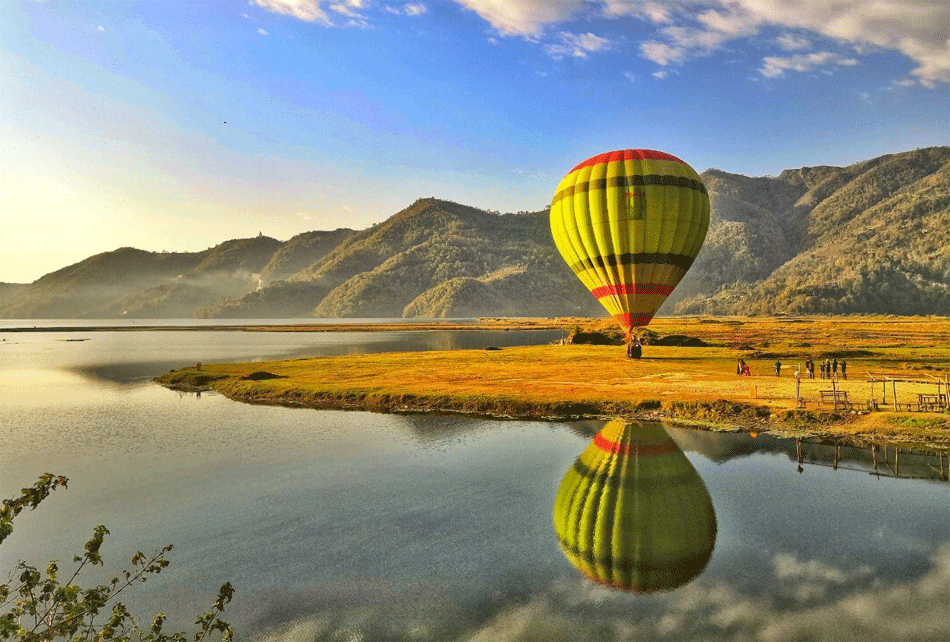 Hot Air Balloon in Pokhara