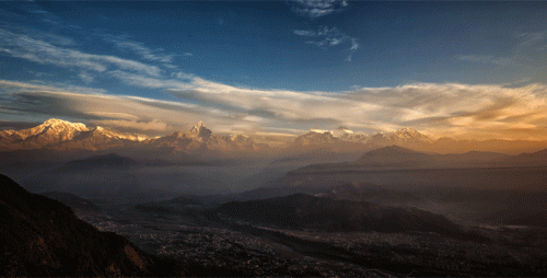Himalayan Range from Sarankot