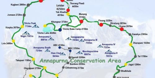 Annapurna Circuit Route