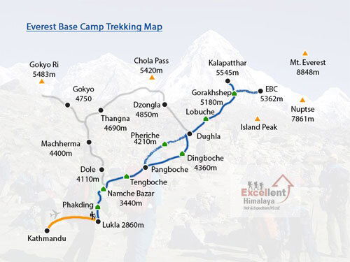 Everest base on sale camp hike distance