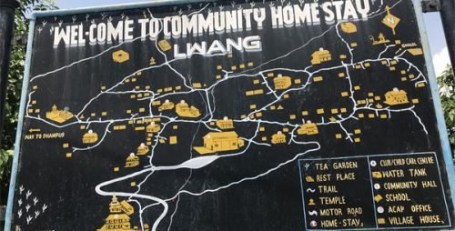Lwang Village Homstay map