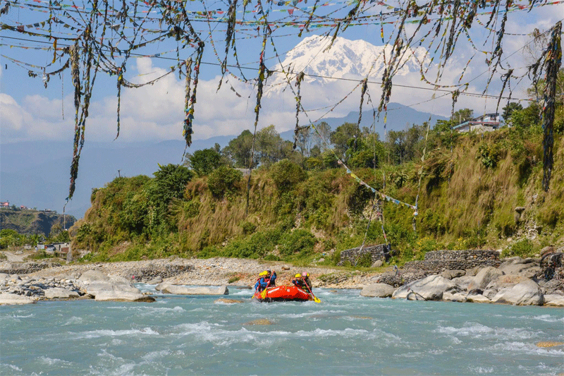 Pokhara rafting on Seti River