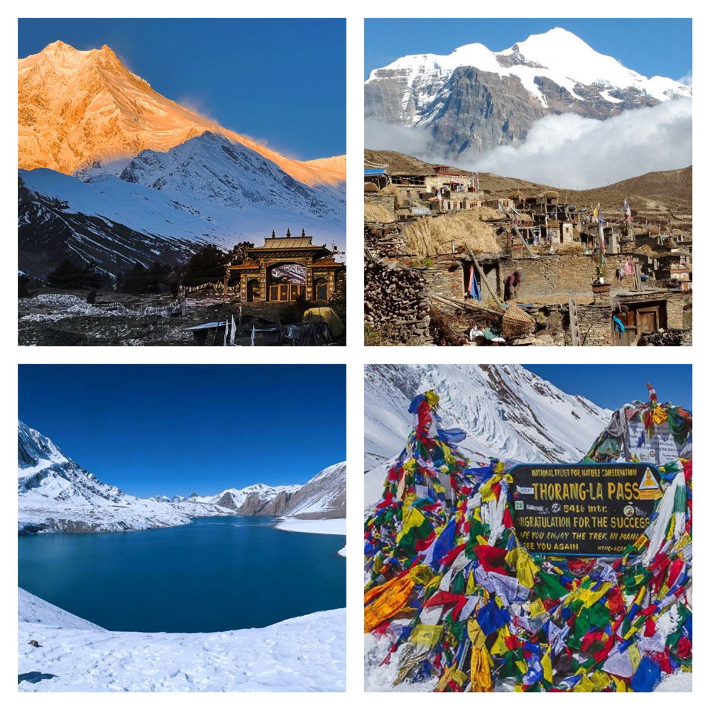 Manaslu Nar Phu Tilicho Lake Thorong La Trek